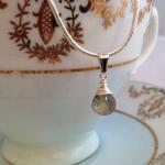Labradorite Briolette Penda..
